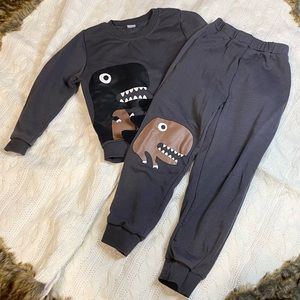 SHEIN 5T Dinosaur outfit
